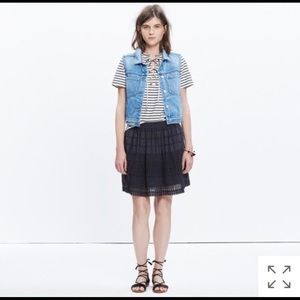 Black Madewell skirt